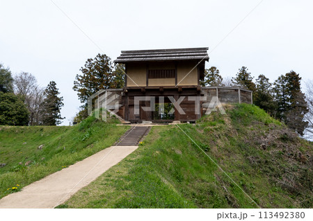 箕輪城　郭馬出西虎口門 113492380