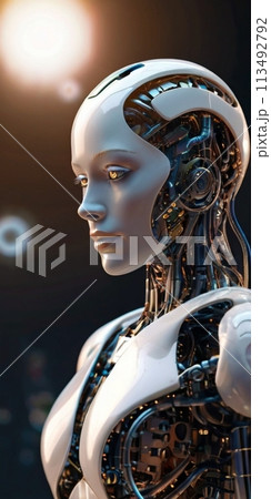 未来のアンドロイド AI ロボット 113492792