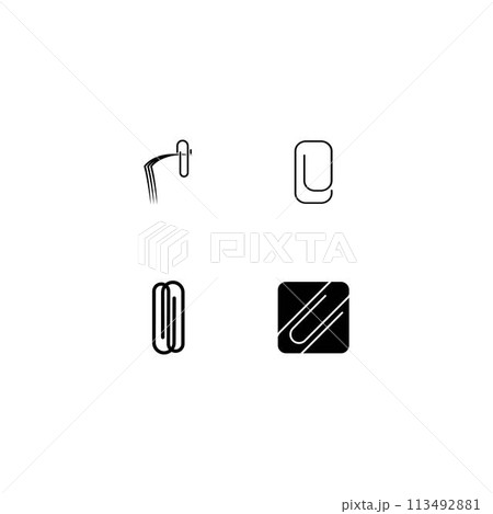 paper clip logo 113492881