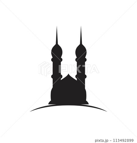 mosque logo mosque logo 113492899