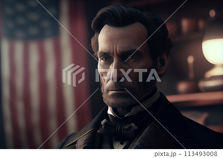 Abraham Lincoln and American flag, 4th of July, Civil War, united states president, history Abraham Lincoln and American flag, 4th of July, Civil War, united states president, history 113493008