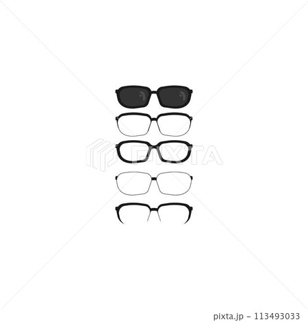 glasses logo 113493033