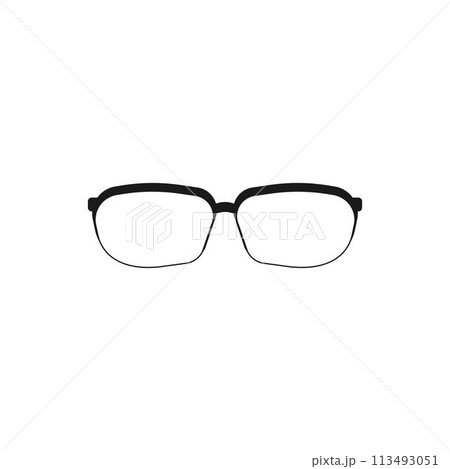 glasses logo 113493051
