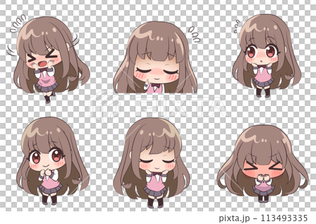 迷你人物_害羞的女孩 113493335