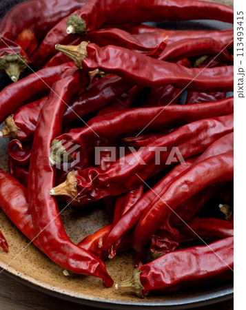 干し赤唐辛子 113493415