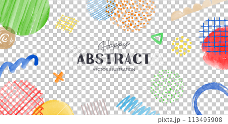 Abstract watercolor pattern and texture background template 113495908