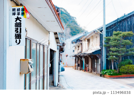 呼子町大綱引通りの風景 113496838