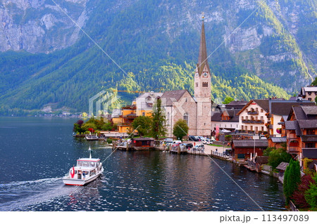 Lakeside in Hallstatt Lakeside in Hallstatt 113497089