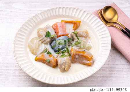 南瓜のチキンシチュー 南瓜のチキンシチュー 113499548