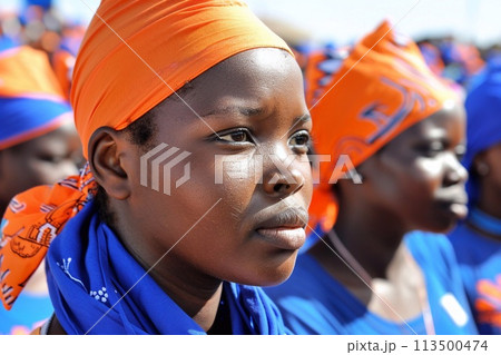 Illustration of world cancer day. 113500474