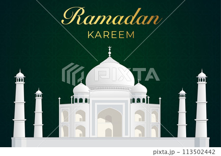 Vector Ramadan, Eid al-Fitr, Islamic background template Vector Ramadan, Eid al-Fitr, Islamic background template 113502442