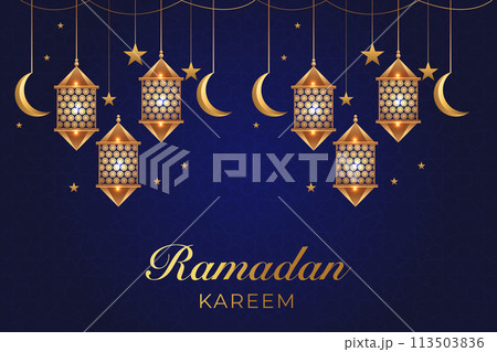 Vector Ramadan, Eid al-Fitr, Islamic background template Vector Ramadan, Eid al-Fitr, Islamic background template 113503836