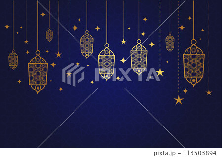 Vector Ramadan, Eid al-Fitr, Islamic background template Vector Ramadan, Eid al-Fitr, Islamic background template 113503894