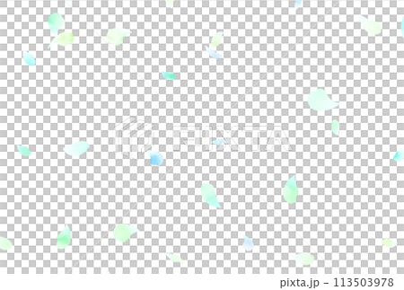 Background material_Watercolor cherry blossom snow_Blue Background material_Watercolor cherry blossom snow_Blue 113503978