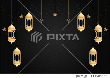 Vector Ramadan, Eid al-Fitr, Islamic background template 113505537