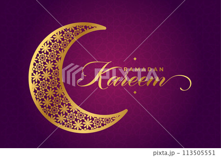 Vector Ramadan, Eid al-Fitr, Islamic background template Vector Ramadan, Eid al-Fitr, Islamic background template 113505551