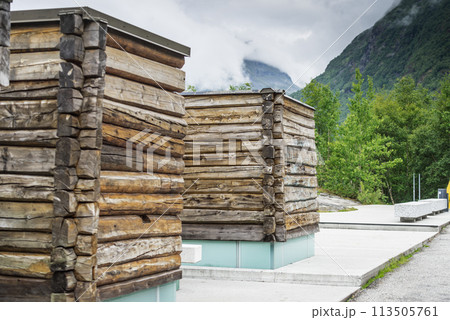 Flydalsjuvet plateau with facilities, Norway Flydalsjuvet plateau with facilities, Norway 113505761