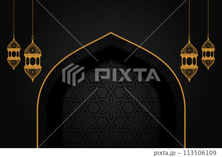 Vector Ramadan, Eid al-Fitr, IslamicVector Ramadan, Eid al-Fitr, Islamic background template background template 113506109