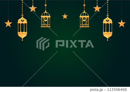 Vector Ramadan, Eid al-Fitr, Islamic background template 113506408