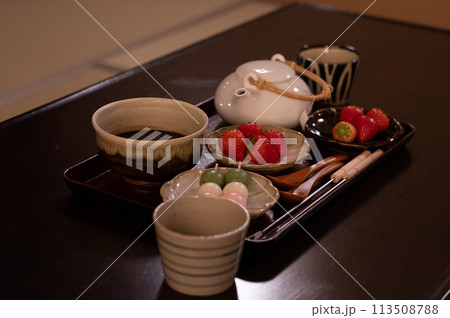 美味しそうな和菓子 113508788