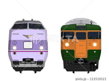 岡山の列車No.4_381系100番台 / 115系300番台 岡山の列車No.4_381系100番台 / 115系300番台 113510521