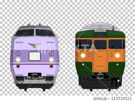 岡山の列車No.4_381系100番台 / 115系300番台 岡山の列車No.4_381系100番台 / 115系300番台 113510521