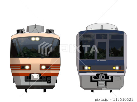 大阪の列車No.3_485系2000番台 / 207系1000番台 113510523