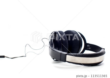 Headphones. Isolated on white background 113511365