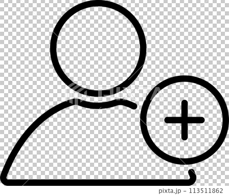 代表新增帳戶的人形圖標 113511862