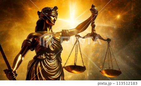 Bronze Statue of Themis - Goddess of Justice...のイラスト素材 [113512183] - PIXTA
