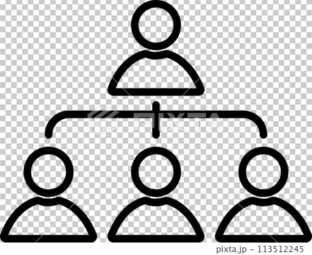 人脈を表す人のアイコン 人脈を表す人のアイコン 113512245