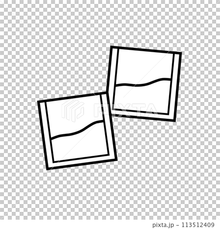 シンプルな粉薬のイラスト 113512409
