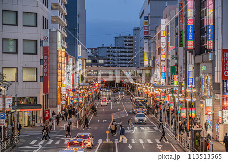 津田沼駅北口 ぶらり東通り津田沼駅～新津田沼駅 メインストリート 113513565