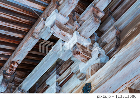 寺社建築の斗栱 組物 寺社建築の斗栱 組物 113513686