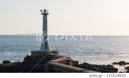 瀬詰崎の夕陽　早崎海峡　長崎　口之津 113514650