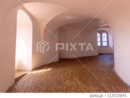 Round Tower Interior, Copenhagen, Denmark, Spiral Perspective 113515641