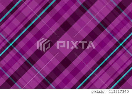 Tartan plaid pattern with texture. 113517340