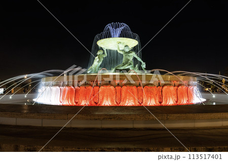 fountain of the tritons in Valletta, Malta 113517401