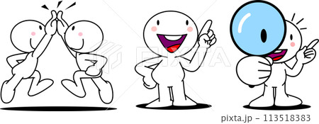 キャラクターポーズ_035 113518383