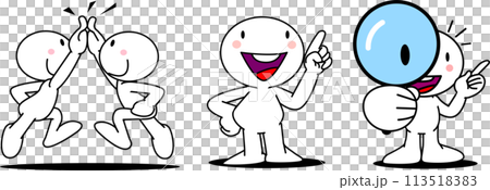 キャラクターポーズ_035 113518383