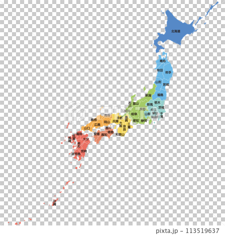 日本地図 日本地図 113519637
