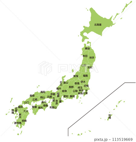 日本地図 日本地図 113519669