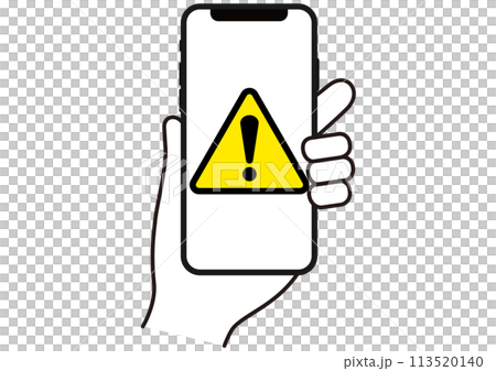 注意,危険,警告,注目,スマホ,警戒,禁止,スマートフォン,ポイント,検索,指,調べる,クリック,チ 113520140
