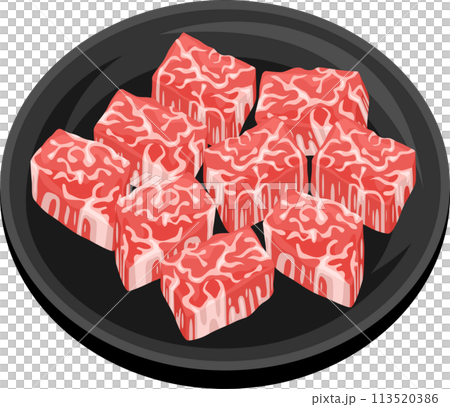 焼肉：中落カルビ 113520386