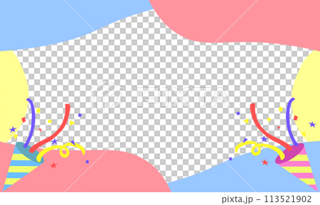 Crackers and pop frame 113521902