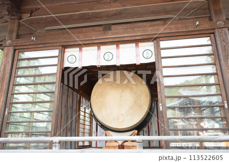 宮地嶽神社の大太鼓<福岡県福津市/2024年12月> 宮地嶽神社の大太鼓<福岡県福津市/2024年12月> 113522605