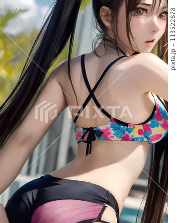 AiSakai夏 水着のイラスト素材 [113522878] - PIXTA