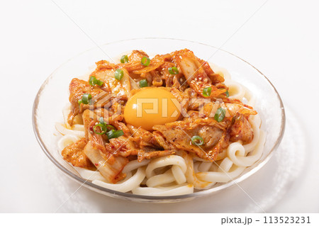 豚キムチ　冷やしうどん 113523231