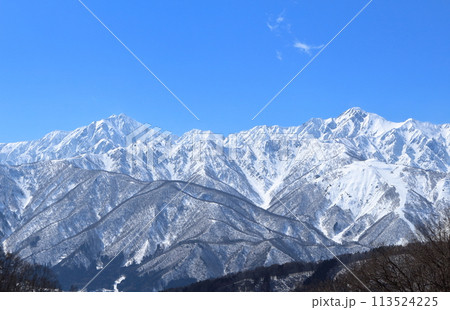 3月の国道406号からの北アルプス 麗しき北アルプス 3月の国道406号からの北アルプス 麗しき北アルプス 113524225