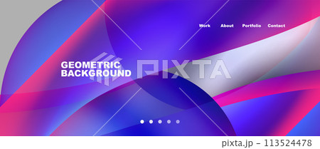 a geometric background with colorful circles and lines a geometric background with colorful circles and lines 113524478